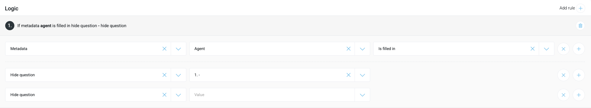Metadata Logic Configuration