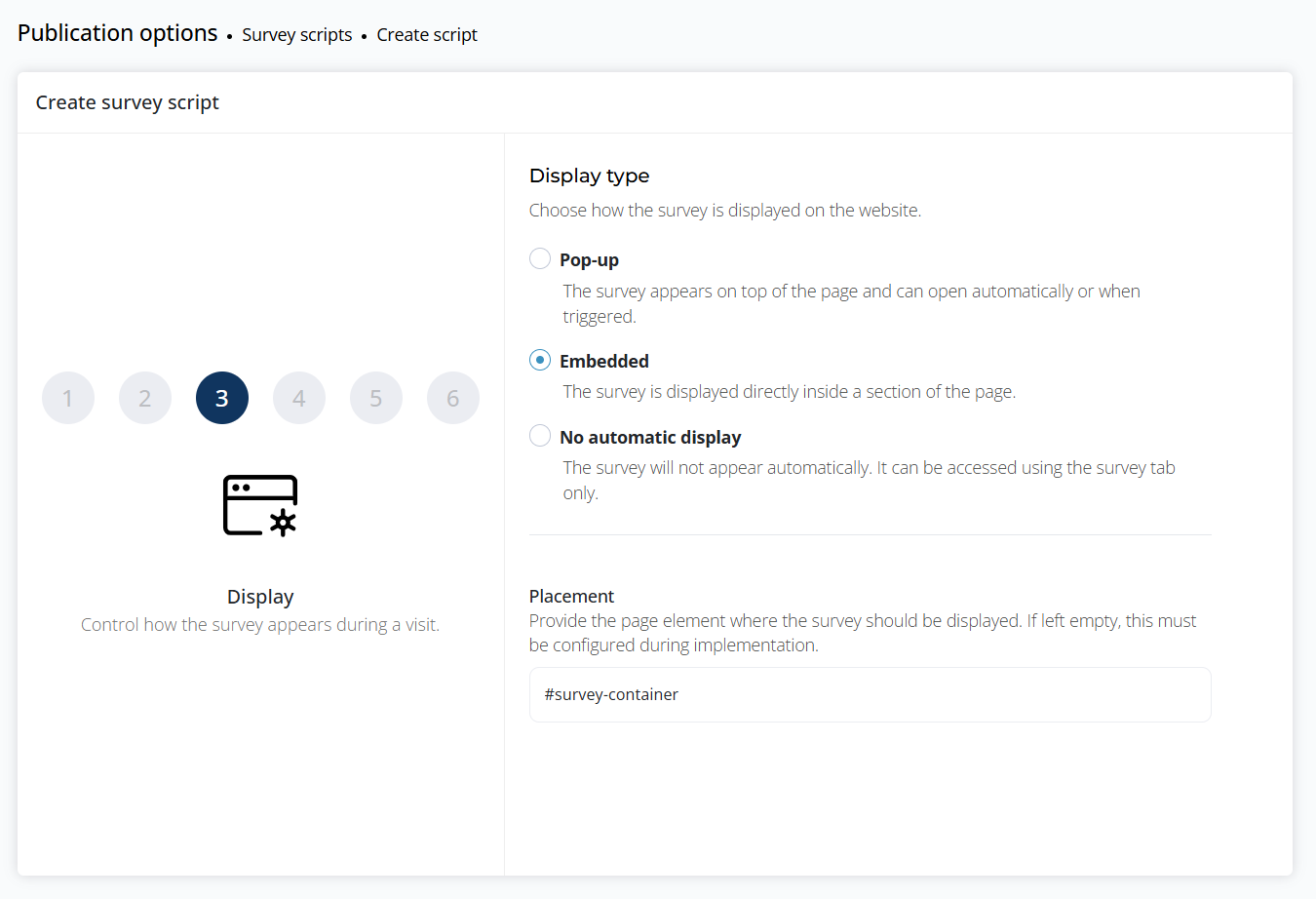 Create script step 3