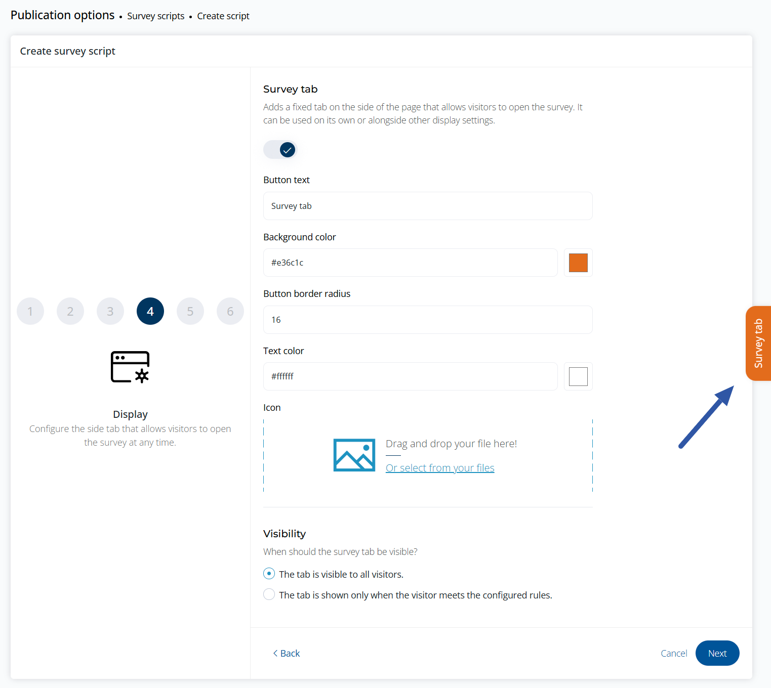 Create script step 4